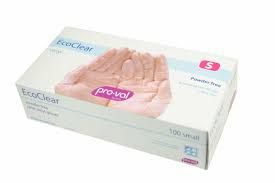 ECO VINYL PF CLEAR DISPOSABLE GLOVES (SMALL)