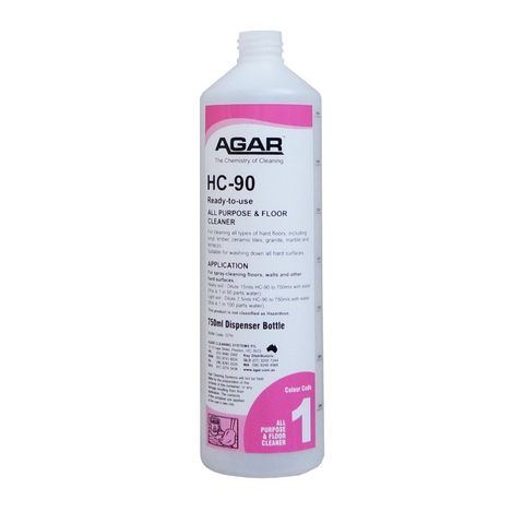 AGAR HC-90 SCREEN PRINTED BOTTLE #1 750ML