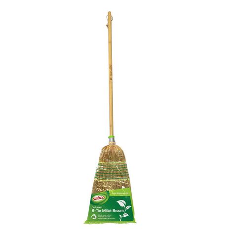 SABCO 8-TIE DELUXE MILLET BROOM