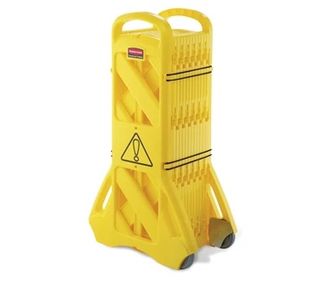 RUBBERMAID MOBILE BARRIER 4M YELLOW