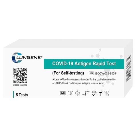 CLUNGENE COVID-19 ANTIGEN RAPID TEST KIT NASAL SWAB (5 TESTS)