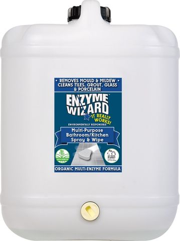 ENZYME WIZARD MULTIPURPOSE BATHROOM KITCHEN SPRAY 20L