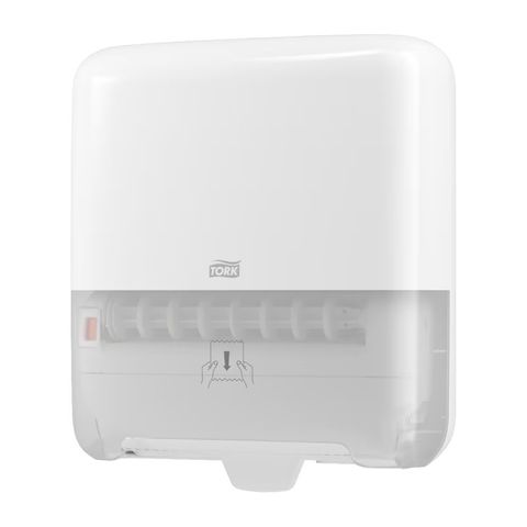 TORK MATIC AUTOCUT HAND TOWEL ROLL DISPENSER WHITE