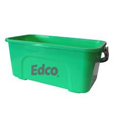 EDCO ALL PURPOSE MOP & SQUEEGEE BUCKET 11LT GREEN