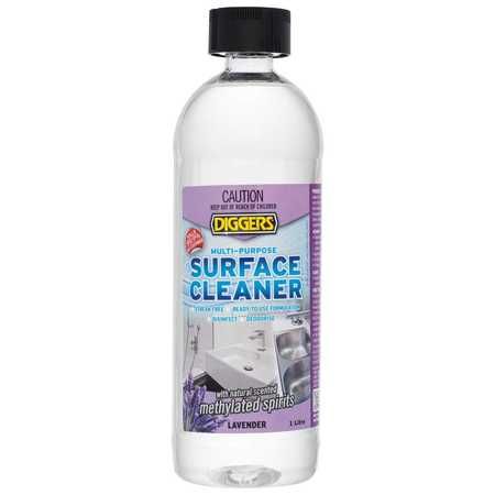 DIGGERS SURFACE CLEANER LAVENDER METHYLATED SPIRITS 1L (IN-STORE ONLY)