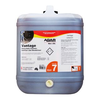 AGAR VANTAGE HEAVY DUTY CLEANER SANITISER & DEODORISER 20L
