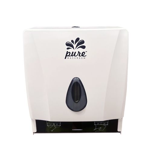PURE WASH ROOM PLASTIC ROLL TOWEL DISPENSER