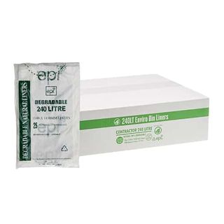 AUSTAR EPI DEGRADABLE CLEAR NATURAL BAGS 240L