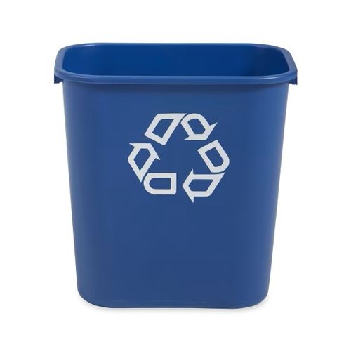 RUBBERMAID RECYCLING BIN 39L BLUE WASTE BASKET