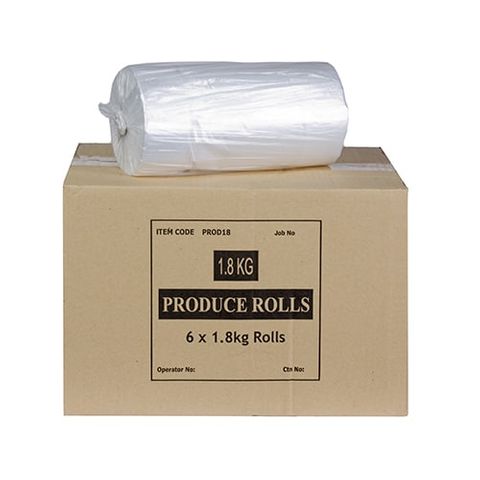 AUSTAR PRODUCE BAGS ON A ROLL (6X1.8KG)