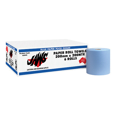 ROYAL TOUCH JAWS BLUE AUTOCUT HAND TOWEL 200M/6ROLLS
