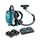 MAKITA 18VX2 BRUSHLESS BACKPACK VACUUM KIT + BATTERIES/CHARGER