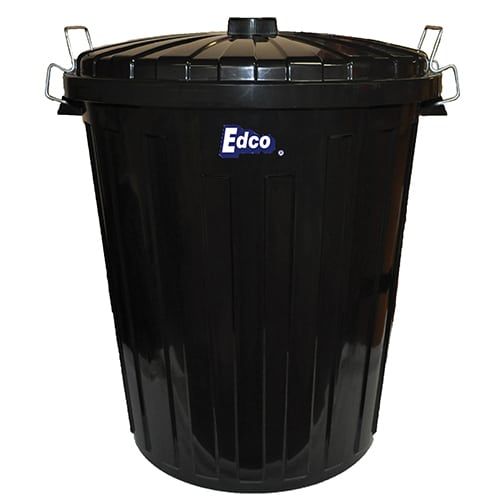 EDCO PLASTIC BIN WITH LID 55LT