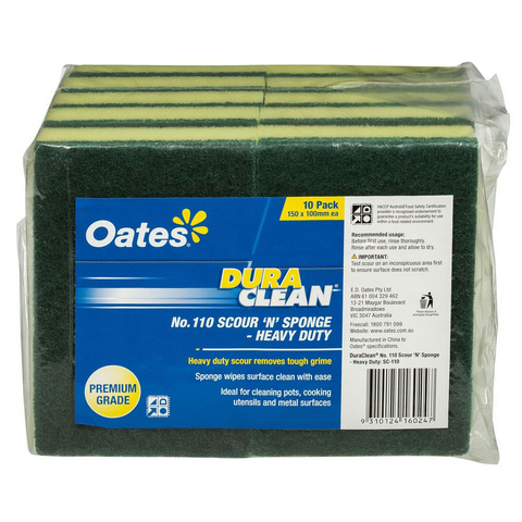 Oates Durafresh Extra Large Sponges - 3 Pack - RapidClean