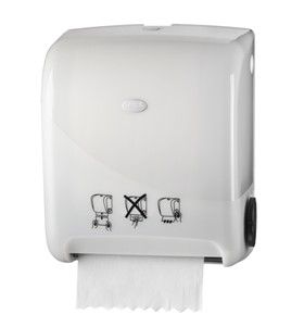 ROYAL TOUCH MIDI AUTOCUT HAND TOWEL DISPENSER - WHITE