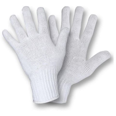 POLY COTTON LINER/OUTER GLOVES - SIZE LARGE