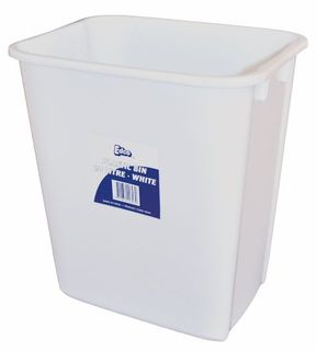 EDCO PLASTIC BIN 30L WHITE