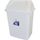 EDCO SWING TOP TIDY 30L WHITE