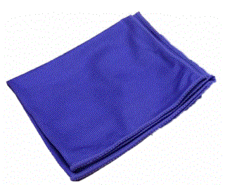 RAPIDCLEAN MICROFIBRE GLASS CLEANING CLOTH - PURPLE
