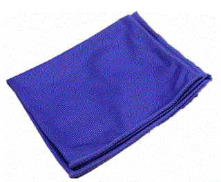 RAPIDCLEAN MICROFIBRE GLASS CLEANING CLOTH PURPLE