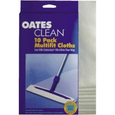 OATES MULTI FIT DUST CLOTH MOP REFILL -(MF-003 / 165607) - 10 PACK (SUITS -EV-011 / 165297) MOP)- EACH