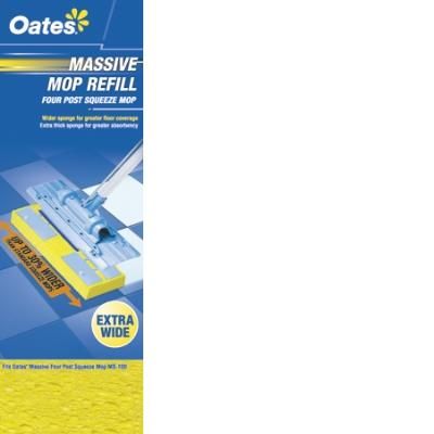 OATES MASSIVE FOUR POST SQUEEZE MOP REFILL (MS-101 / 165754) -EACH