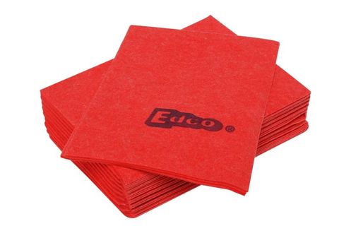 EDCO MERRITEX RED H.DUTY VISCOSE CLOTH 10 - 57082  - PKT