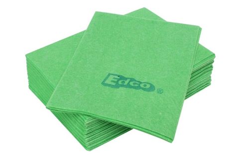EDCO MERRITEX GREEN H.DUTY VISCOSE CLOTH - 10 - PKT