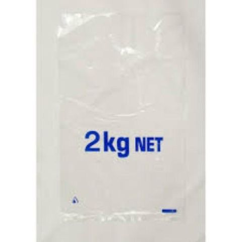 TP 2KG VENTED "PRINTED 2KG" (410 X 260 MM) LDPE - 100 (CTN SALE ONLY)