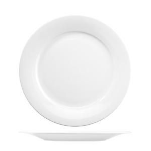 ROUND PLATE WIDE RIM 226MM MENU ADC - 6 PACK - 9902023 - PKT