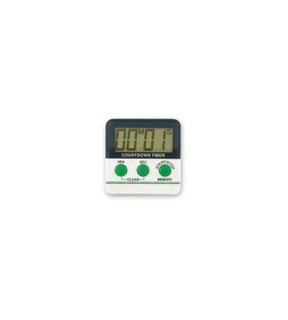 TRENTON BIG DIGIT TIMER WHITE LCD DISPLAY EA - 30785 - EACH