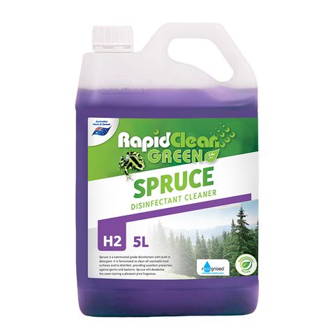 Rapid Clean " SPRUCE " Pine Disinfectant Cleaner 5L (Recognised Environmental)