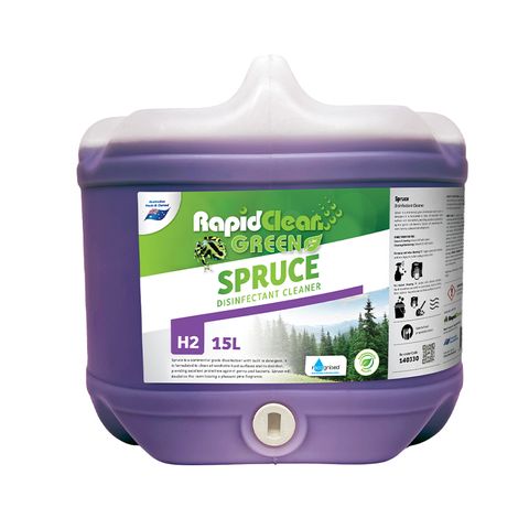 Rapid Clean " SPRUCE " Pine Disinfectant Cleaner 15L (Recognised Environmental)