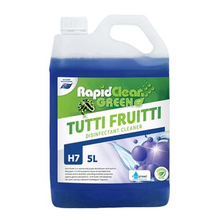 Rapid Clean " TUTTI FRUITTI " Disinfectant - 5L (Recognised Environmental)