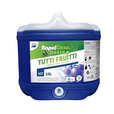 Rapid Clean TUTTI FRUITTI Disinfectant - 15L (Recognised Environmental)