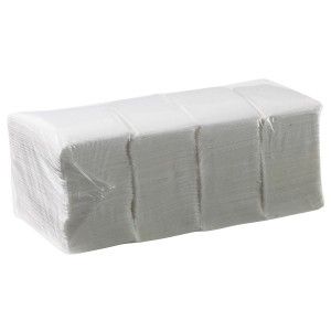 CAPRICE LUNCH 1PLY WHITE GT NAPKIN 1LW3 1/8  3000 - CTN