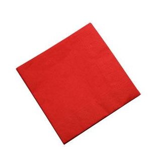 CAPRICE LUNCH 2PLY RED NAPKINS - 2000 - CTN