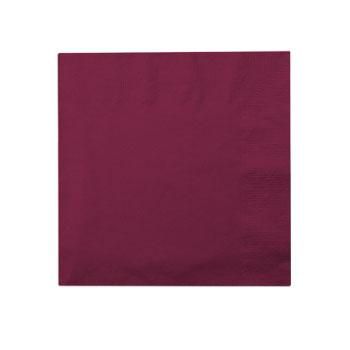 CAPRICE LUNCH 2PLY BURGUNDY NAPKINS - 100 - PKT