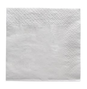 CAPRI COCKTAIL NAPKIN QUILTED 1/4 FOLD - WHITE - 250 - PKT