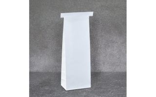 DETPAK WHITE TIN-TIE BAG, 500GRM, 275X100X60MM - 100 - SLV