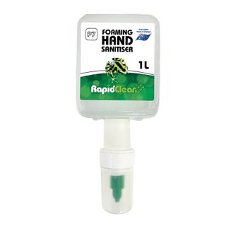 RAPID CLEAN FOAMING HAND SANITISER 1L POD - 6 - CTN ( 140630 )