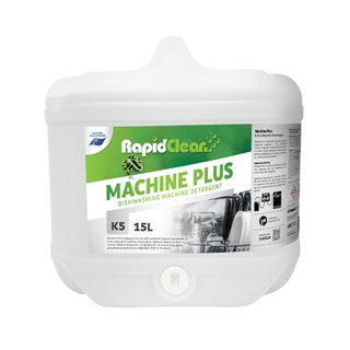Rapid Clean " MACHINE PLUS " Machine Dishwasher Detergent - 15L