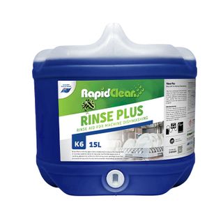 Rapid Clean " RINSE PLUS " Machine Rinse Aid - 15L