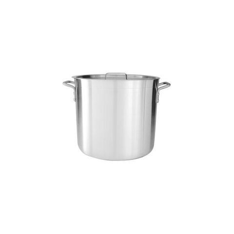 CATERCHEF STOCKPOT 32LTR 4MM ALUMINIUM WITH COVER - 61432 - EACH