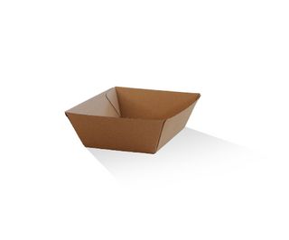 GREENMARK BROWN CORRUGATED BOARD OPEN TRAY # 1 - 130 x 91 x 50mm - PCT1 - 500 - CTN