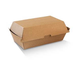 GREENMARK BROWN CORRUGATED BOARD SNACK BOX - REGULAR - 176 x 91 x 85mm - PCB6 - 200 - CTN