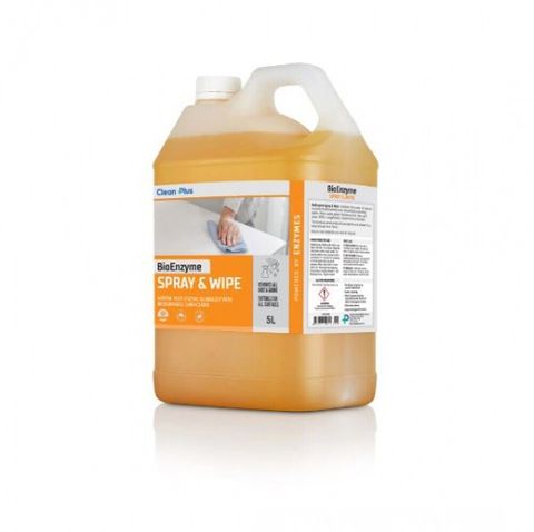 CLEAN PLUS BIOENZYME SPRAY & WIPE CLEANER - 5L