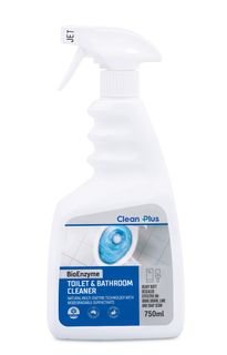 CLEAN PLUS BIOENZYME TOILET & BATHROOM CLEANER- 750ML TRIGGER PACK - EACH