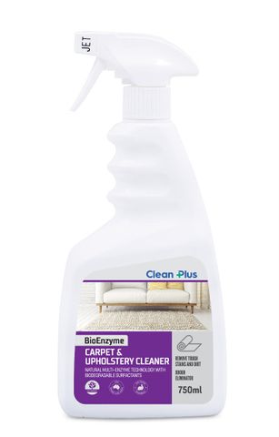 CLEAN PLUS BIOENZYME CARPET & UPHOLSTERY CLEANER - 750ML TRIGGER PACK - EACH
