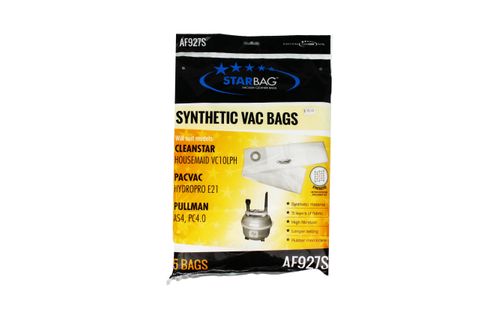 STARBAG - AF927S SYNTHETIC BAGS TO SUIT VC10LPH - 5 - PACK